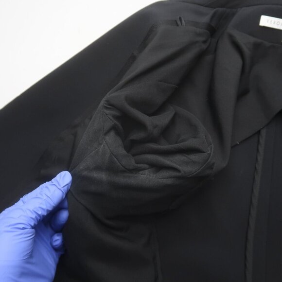 Veronica Beard Scuba Schoolboy Dickey Jacket Size 10 Black - Picture 8 of 16